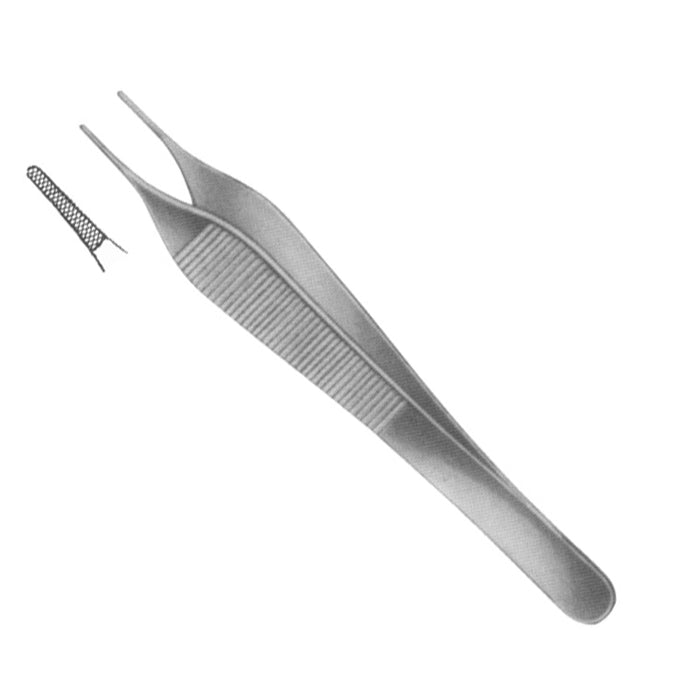Adson Dressing Forceps with cross-serrated tips