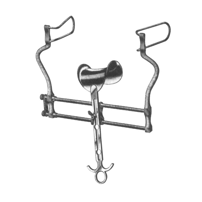 Solid Barraquer Retractor Balfour Abdominal Retractor with Ratchet Bar Mechanism | MPM Medical Supply