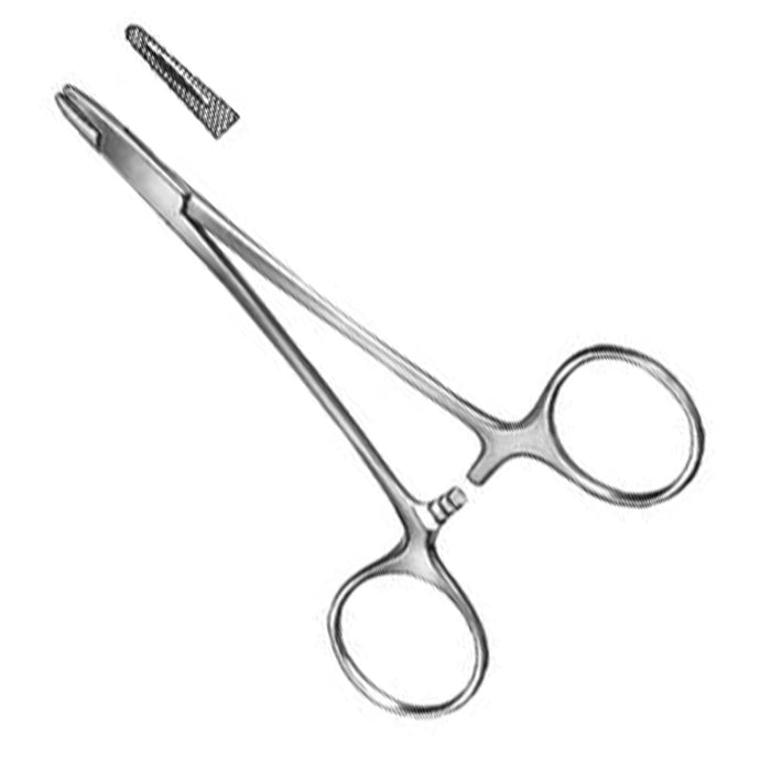 Stainless Steel Dull Needle Holder Forceps, Perfect Gripping For Needles at  Rs 95/piece in Jalandhar