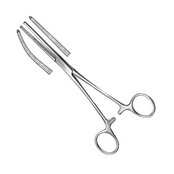 GPC Medical Kocher Hemostatic Forceps - Straight, 1x2 Teeth