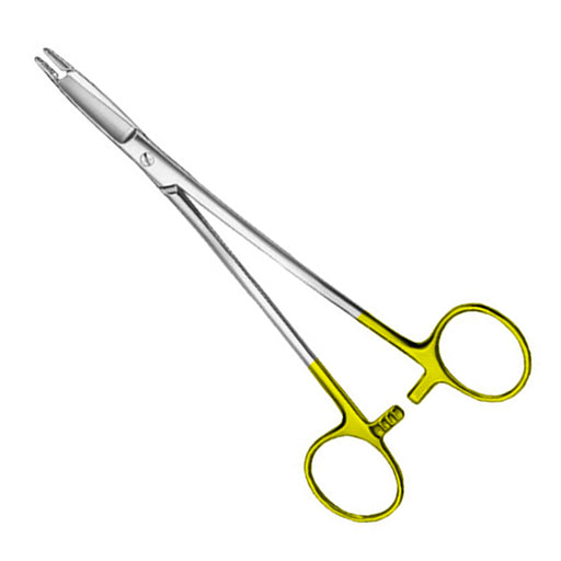 thumbnail image 2 of HTI 8-Piece Olsen-Hegar Needle Holder Set – Tungsten Carbide Inserts, 4.5-7.5, Gold Rings, Autoclavable 2 of 4