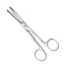 Operating scissors with curved blunt/blunt tips
