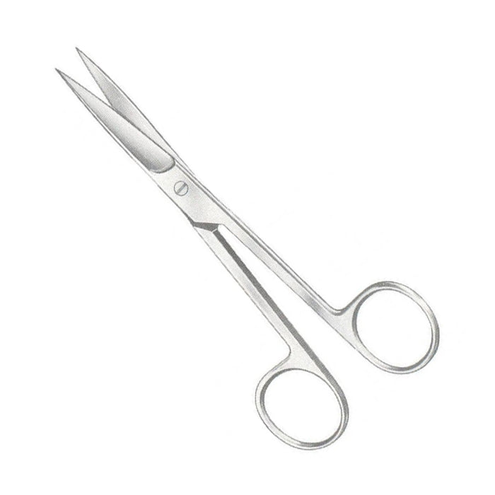 Operating scissors with straight sharp/sharp tips